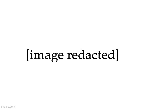 [title redacted] | [image redacted] | image tagged in blank white template | made w/ Imgflip meme maker