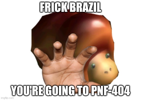 a future post-apocalyptic earth | FRICK BRAZIL; YOU'RE GOING TO PNF-404 | made w/ Imgflip meme maker