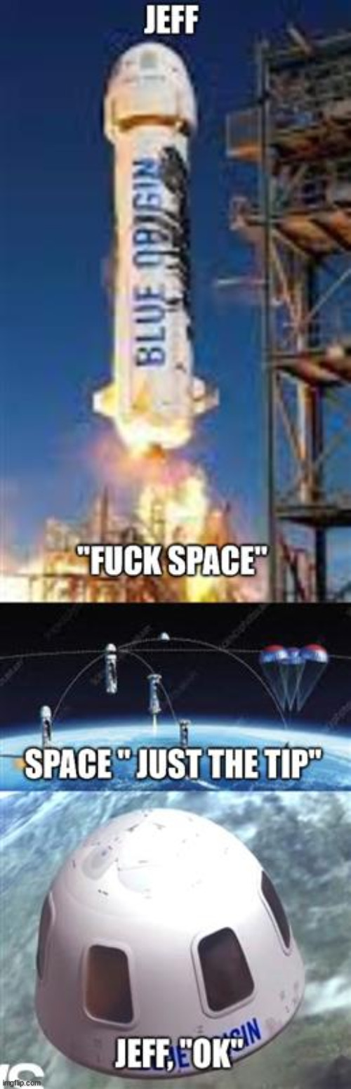 spacefun | image tagged in beezos,outer space,penis ship,penis | made w/ Imgflip meme maker