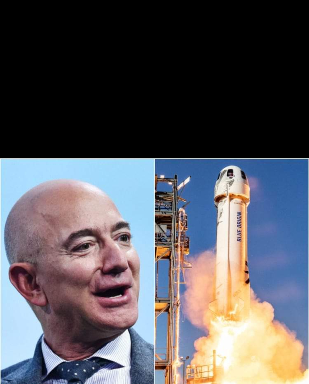 Bezos Rocket Blank Meme Template