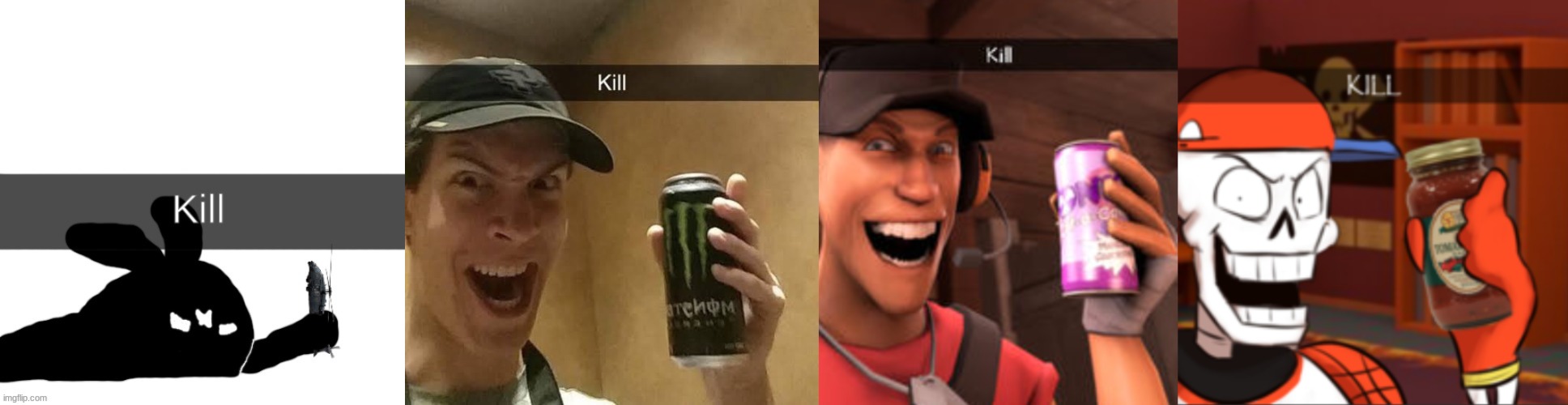 The 4 horsemen of kill | made w/ Imgflip meme maker