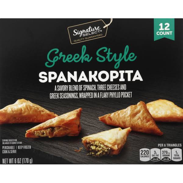 Greek Style SPANAKOPITA Blank Meme Template