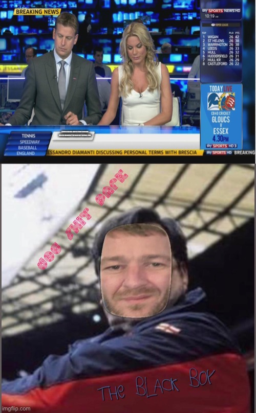 Trig | STEVEN LEIGH HAS AGREED TERMS TO BECOME THE NEW MANAGER OF THE BLACK BOY FOOTBALL TEAM. | image tagged in sky sports breaking news | made w/ Imgflip meme maker