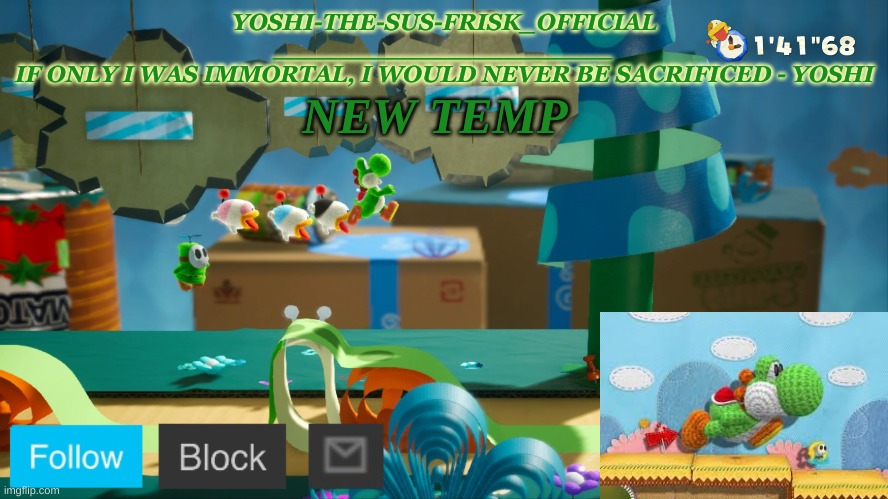 Yoshi_Official Announcement Temp v10 | NEW TEMP | image tagged in yoshi_official announcement temp v10 | made w/ Imgflip meme maker
