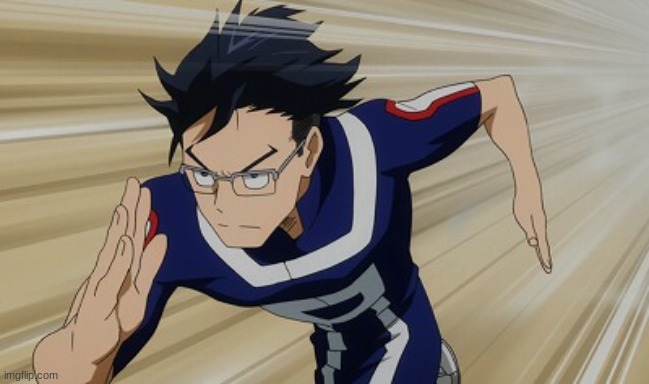 Iida running bnha | image tagged in iida running bnha | made w/ Imgflip meme maker