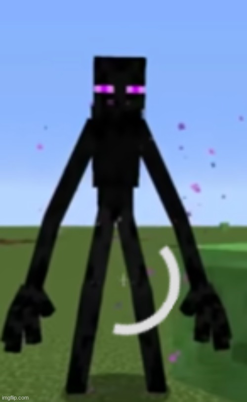 bish be lookin like inked bendy *W H E E Z E* | image tagged in enderman | made w/ Imgflip meme maker