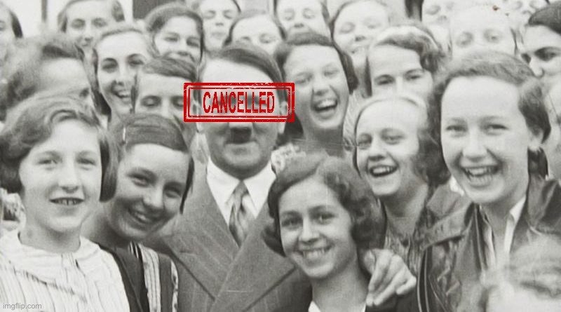 Hitler cancelled Blank Meme Template