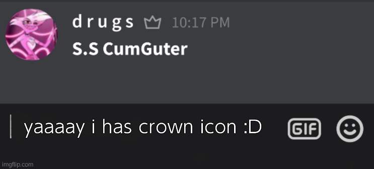 niceee | yaaaay i has crown icon :D | image tagged in tutturu temp nonbinary_russian_gummy | made w/ Imgflip meme maker