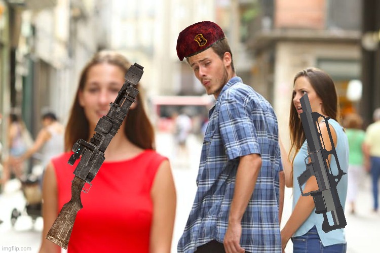 Only mikeburnfire fans will get this | image tagged in memes,distracted boyfriend,fallout new vegas | made w/ Imgflip meme maker