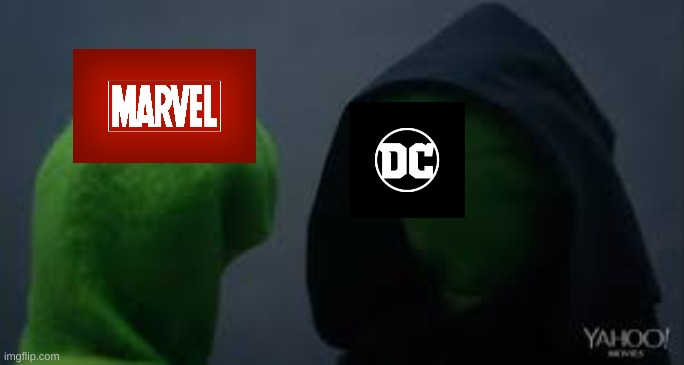 DC have darker content. Change my micd | image tagged in kermit dark side | made w/ Imgflip meme maker