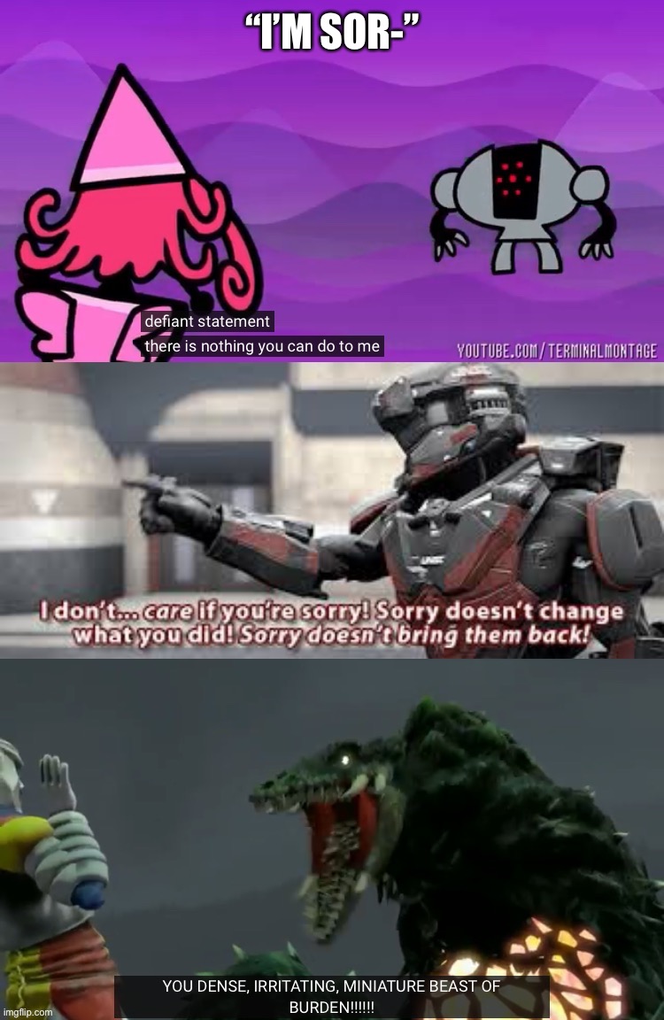 I love these temps a lot (since there’s multiple templates on it so i called it “these temps”) | “I’M SOR-” | image tagged in haha funny temp crossover | made w/ Imgflip meme maker