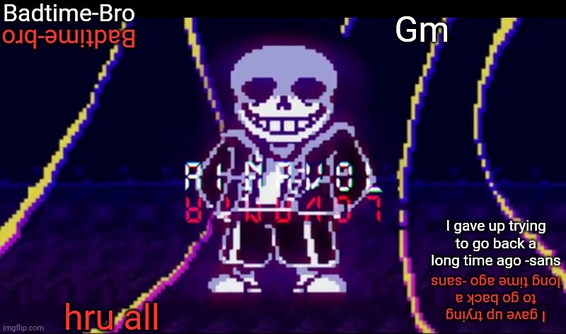 O | Gm; hru all | image tagged in ainavol | made w/ Imgflip meme maker