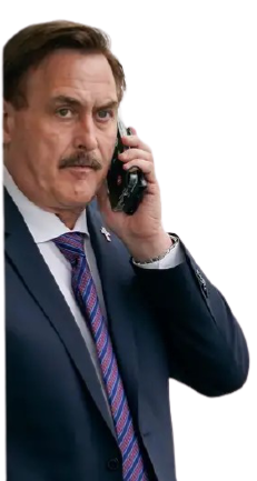 High Quality Mike Lindell transparent Blank Meme Template