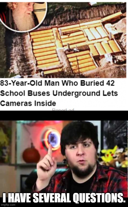ah yes... "clickbait" | I HAVE SEVERAL QUESTIONS. | image tagged in jontron i have several questions | made w/ Imgflip meme maker