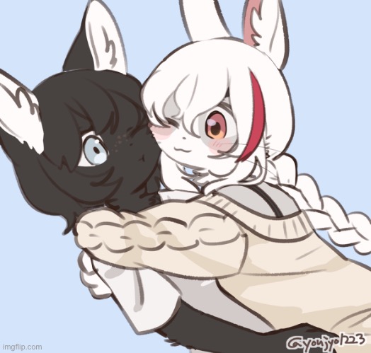 a picrew i made with me and That1depressedkid's furry oc's :D | image tagged in furry,cute,friends,friendship | made w/ Imgflip meme maker
