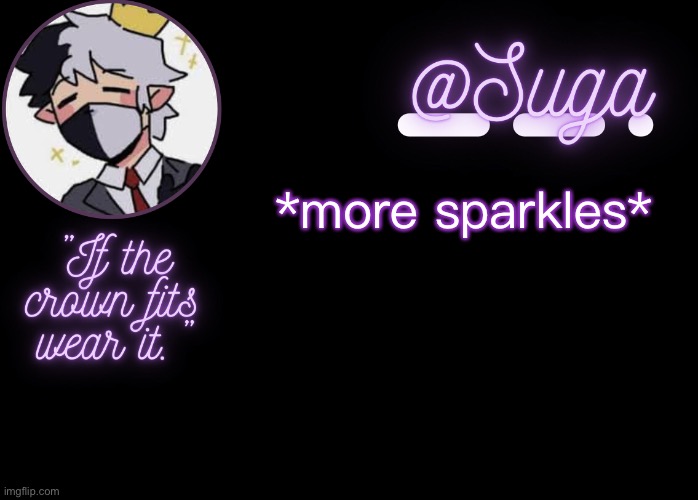 Ranboo | *more sparkles* | image tagged in ranboo | made w/ Imgflip meme maker