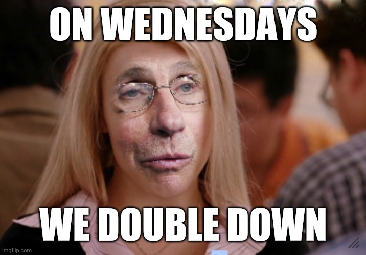 Fauci Rand Paul | ON WEDNESDAYS; WE DOUBLE DOWN | image tagged in political meme,political,political memes,coronavirus | made w/ Imgflip meme maker