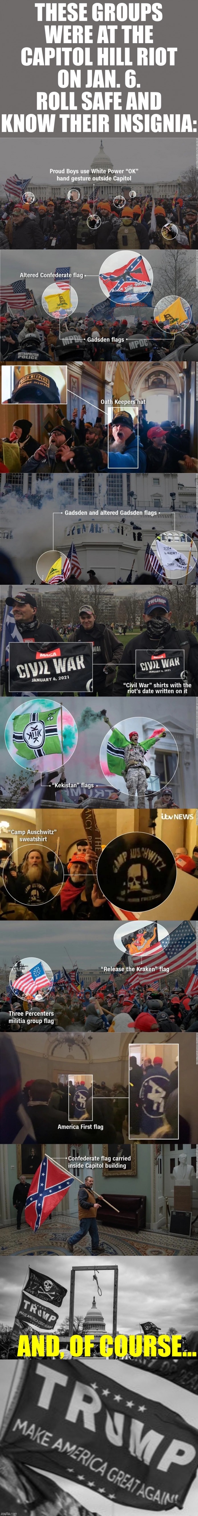 Keep these symbols in mind. | image tagged in capitol hill riot groups insignia | made w/ Imgflip meme maker