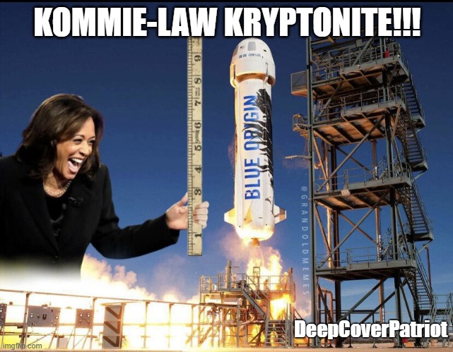 KOMMIE-LAW KRYPTONITE!!! DeepCoverPatriot | image tagged in kryptonite | made w/ Imgflip meme maker