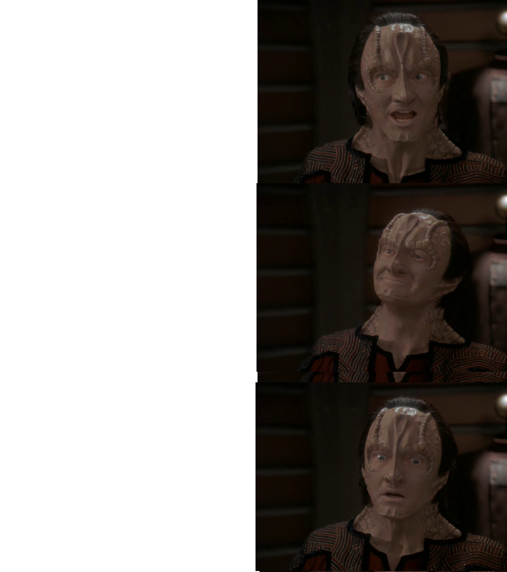 Garak Meme Template Three Panels Blank Meme Template