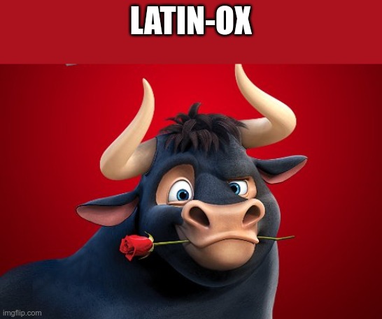 LATIN-OX | made w/ Imgflip meme maker