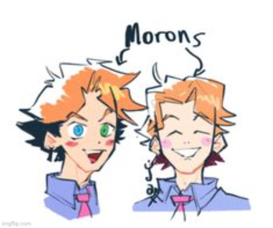 Morons, Title Text | made w/ Imgflip meme maker