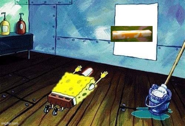 Spongebob bows down | image tagged in spongebob bows down | made w/ Imgflip meme maker