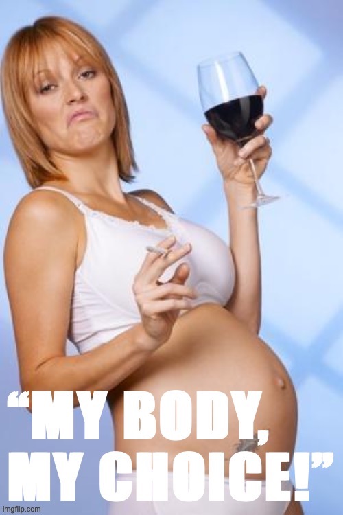 That’s a mega-cringe. | image tagged in my body my choice,pregnant woman,pregnant,antivax,anti-vaxx,science | made w/ Imgflip meme maker