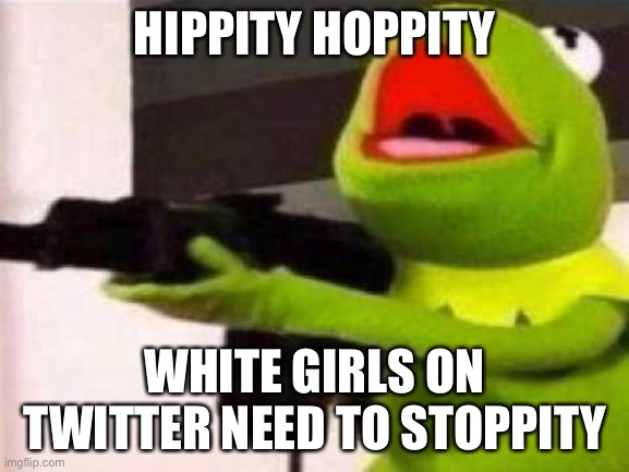 Hippity Hoppity | HIPPITY HOPPITY WHITE GIRLS ON TWITTER NEED TO STOP PITY | image tagged in hippity hoppity | made w/ Imgflip meme maker