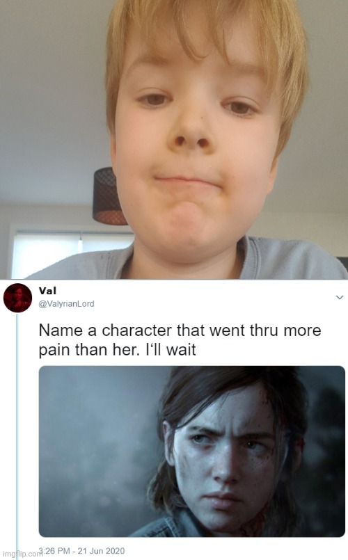 Thats me (not fake is true) | image tagged in name one character who went through more pain than her | made w/ Imgflip meme maker