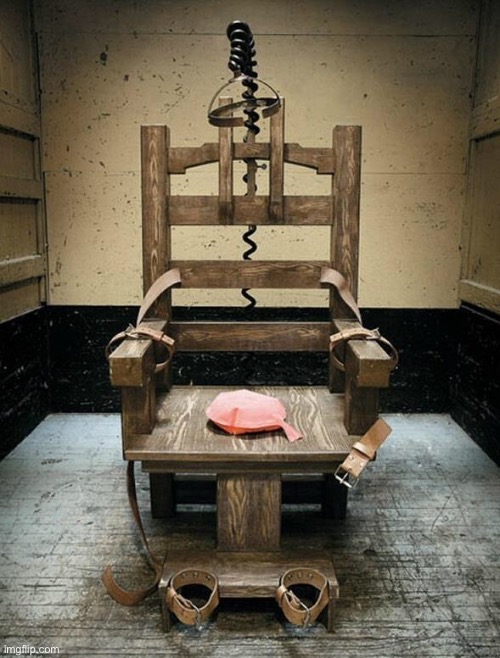 Electric Chair | image tagged in electric chair | made w/ Imgflip meme maker