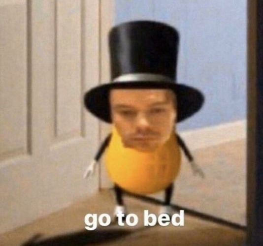 image tagged in go to bed | made w/ Imgflip meme maker