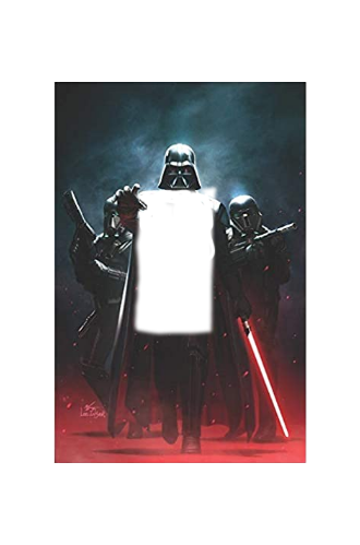 Darth Vader with cut-out png Blank Meme Template