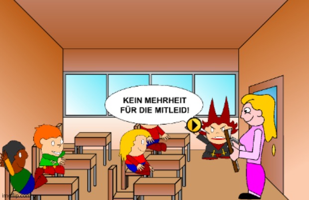 Bac | image tagged in cassandra saying german shiz | made w/ Imgflip meme maker