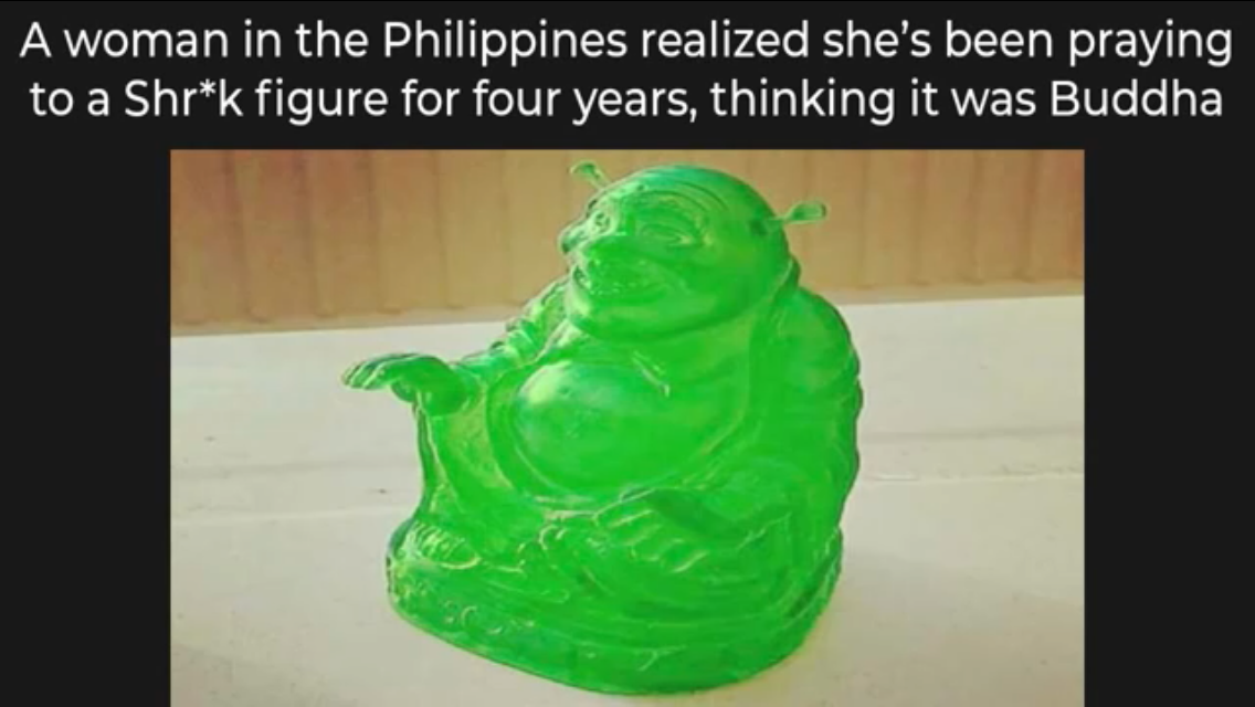 High Quality Jelly Shrek Blank Meme Template