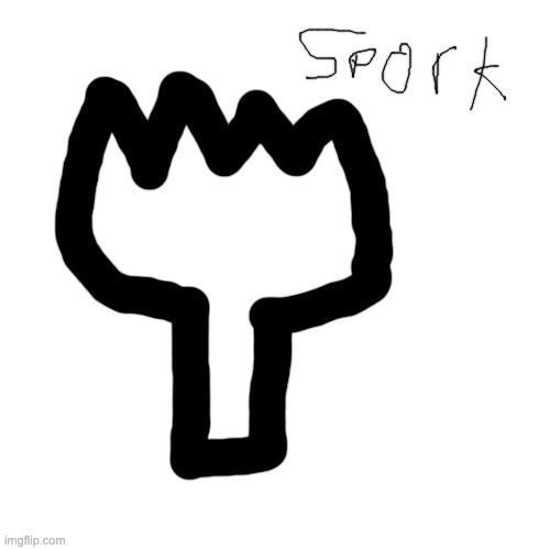spork | image tagged in memes,blank transparent square,food | made w/ Imgflip meme maker