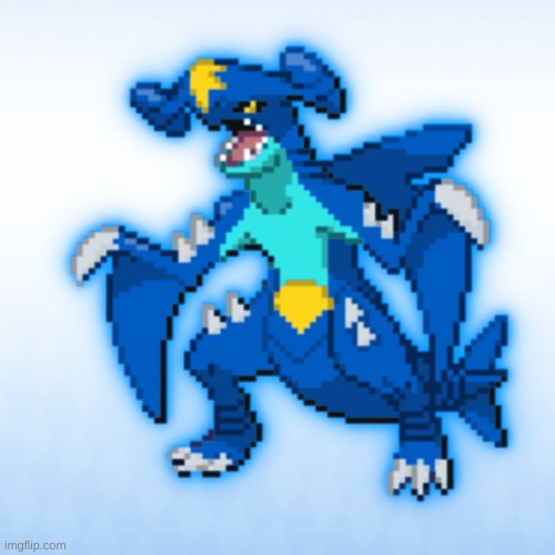 I fixed shiny garchomp by giving it gible colors | made w/ Imgflip meme maker