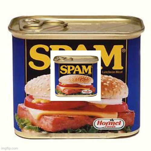 spam | image tagged in spam | made w/ Imgflip meme maker