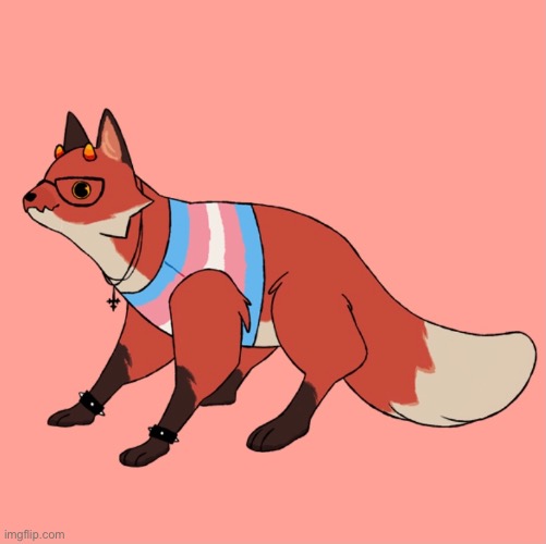 I made myself as a fox because picrew has the most random character makers | made w/ Imgflip meme maker