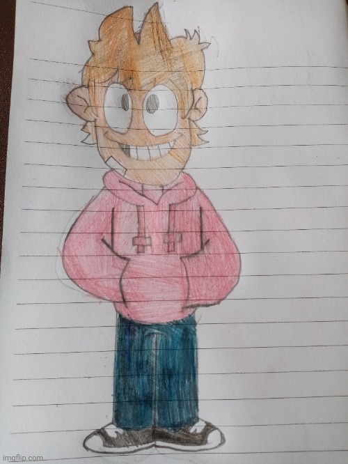 My drawing of Tord from Eddsworld and first post in this stream. Hope you like it. | image tagged in eddsworld,tord,drawings | made w/ Imgflip meme maker