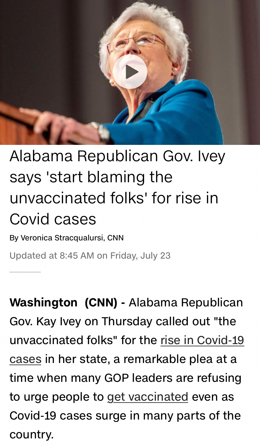 High Quality Alabama Republican Governor antivaxxers Blank Meme Template