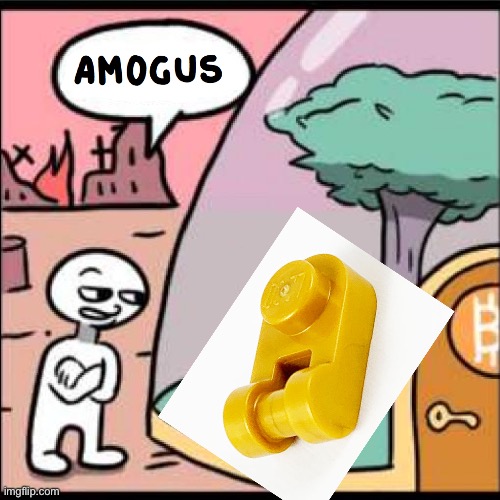 Amogus | image tagged in among us,lego,amogus | made w/ Imgflip meme maker