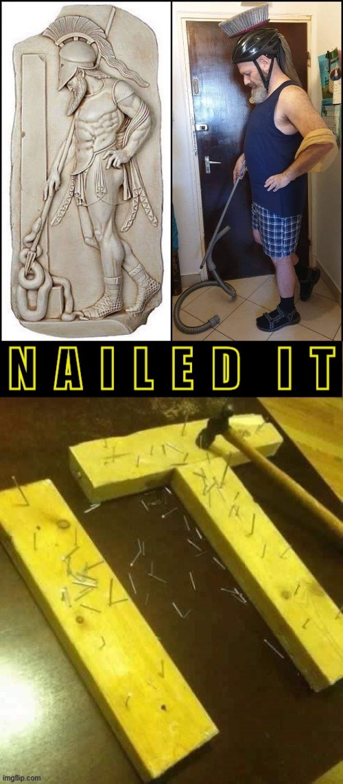 image tagged in nailed it w/ text yellow border | made w/ Imgflip meme maker