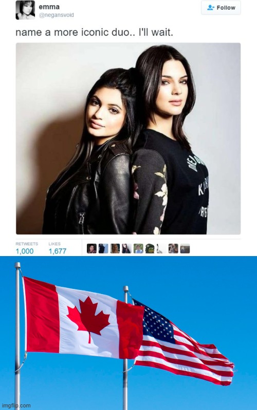 The closest pair of allies in the world | image tagged in name a more iconic duo | made w/ Imgflip meme maker