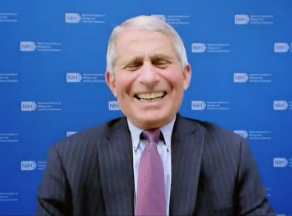 Fauci laughs at the suckers Blank Meme Template