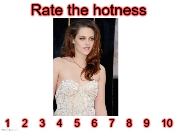Kristen Stewart | image tagged in rate the hotness | made w/ Imgflip meme maker