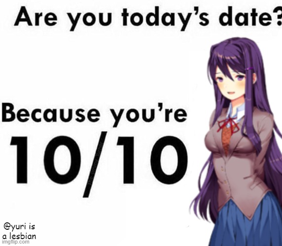 @yuri is a lesbian | made w/ Imgflip meme maker