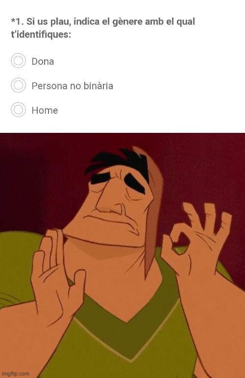 Perfection | image tagged in cusco perfection,gender,trans | made w/ Imgflip meme maker