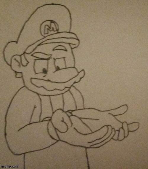 Mario Bruh | image tagged in mario bruh | made w/ Imgflip meme maker