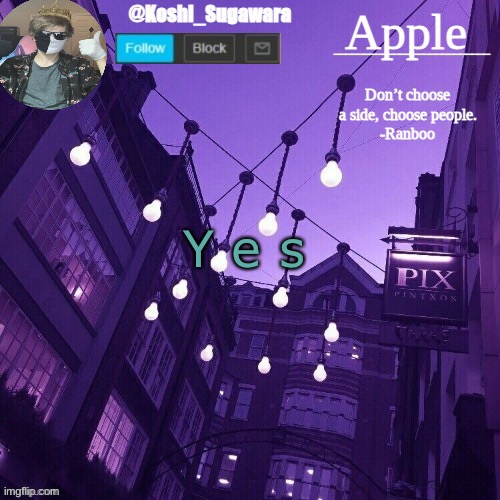 N o | Y e s | image tagged in temp made by le_potato | made w/ Imgflip meme maker
